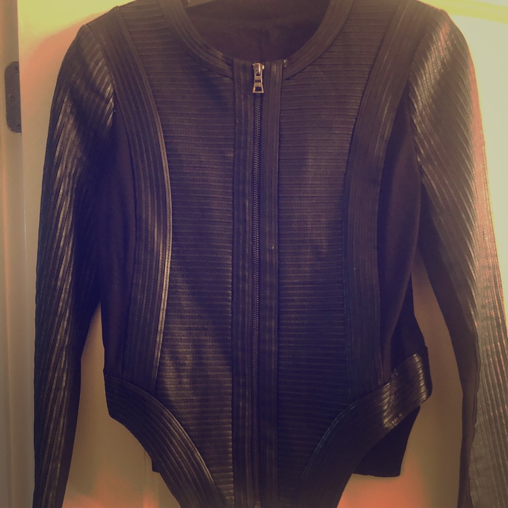 Real leather jacket